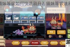 伊洛纳猫妹等级如何快速刷升？猫妹等级速刷方法大揭秘