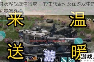 探讨灰烬战线中猎虎 P 的性能表现及在游戏中的地位究竟怎么样