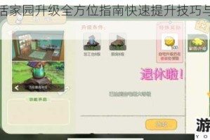 小森生活家园升级全方位指南快速提升技巧与步骤详解