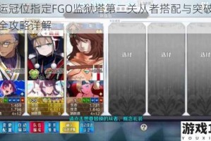 命运冠位指定FGO监狱塔第二关从者搭配与突破技巧全攻略详解