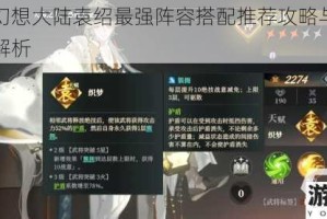 三国志幻想大陆袁绍最强阵容搭配推荐攻略与实战技巧详细解析