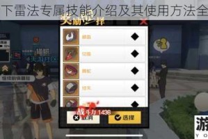 一人之下雷法专属技能介绍及其使用方法全面解析
