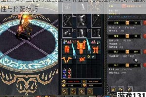全面解析全民奇迹战士饰品组合究竟是什么及其重要性与搭配技巧