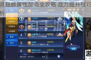 天天幻灵翅膀属性加点全攻略 战力提升技巧与实战效果解析