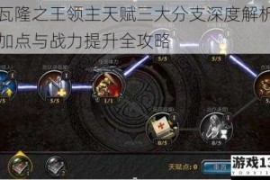 阿瓦隆之王领主天赋三大分支深度解析战略加点与战力提升全攻略