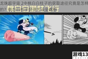 龙珠超宇宙 2中桃白白柱子的获取途径究竟是怎样的？桃白白柱子获得方法全解析