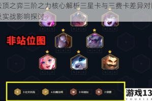 云顶之弈三阶之力核心解析三星卡与三费卡差异对比及实战影响探讨