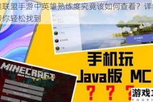 英雄联盟手游中英雄熟练度究竟该如何查看？详细指南带你轻松找到