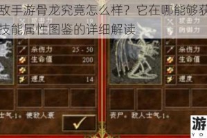 英雄无敌手游骨龙究竟怎么样？它在哪能够获得？以及骨龙技能属性图鉴的详细解读