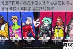 热血街篮平民玩家零氪小氪攻略 阵容搭配技巧与角色养成指南 低投入高回报培养路线解析