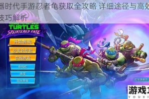 石器时代手游忍者龟获取全攻略 详细途径与高效收集技巧解析
