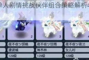 梦幻西游单人剧情挑战伙伴组合策略解析与高效阵容搭配推荐