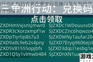 全球行动礼包码究竟在哪进行兑换以及礼包码兑换方式的详细解读