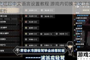 钢之崛起中文语言设置教程 游戏内切换中文详细步骤解析