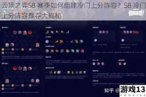 云顶之弈S8 赛季如何组建冷门上分阵容？S8 冷门上分阵容推荐大揭秘