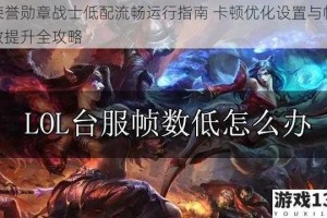 荣誉勋章战士低配流畅运行指南 卡顿优化设置与帧数提升全攻略