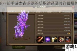 天龙八部手游太古龙魂的获取途径及其详细属性介绍