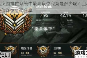 暗区突围排位系统中最高段位究竟是多少呢？且看最高段位详情全面分享