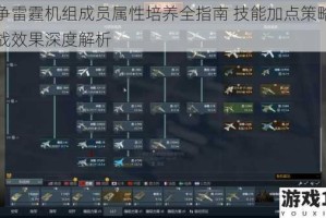 战争雷霆机组成员属性培养全指南 技能加点策略与实战效果深度解析
