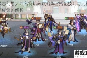 三国志幻想大陆名将培养攻略阵容搭配技巧与武将深度养成策略解析