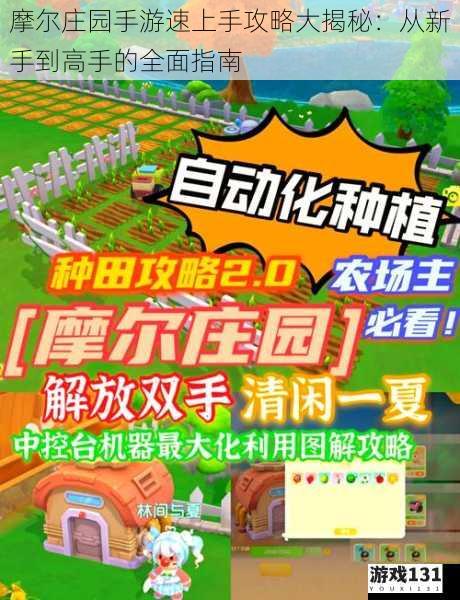 摩尔庄园手游速上手攻略大揭秘:从新手到高手的全面指南