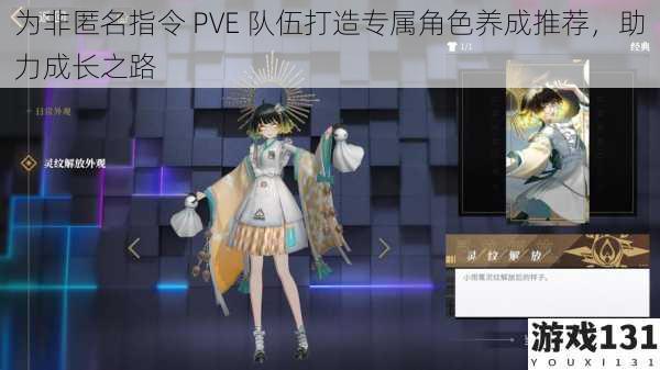为非匿名指令 PVE 队伍打造专属角色养成推荐,助力成长之路