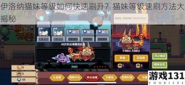 伊洛纳猫妹等级如何快速刷升?猫妹等级速刷方法大揭秘