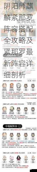 阴阳师麒麟紧那罗阵容搭配全攻略及紧那罗最新阵容详细剖析