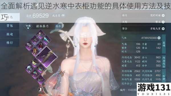 全面解析遇见逆水寒中衣柜功能的具体使用方法及技巧
