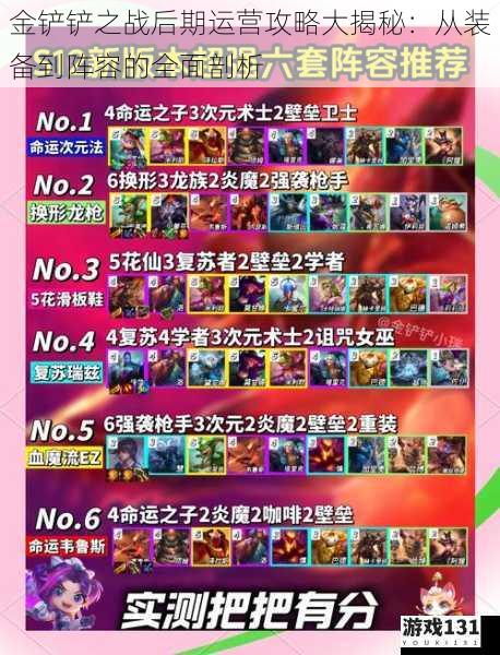 金铲铲之战后期运营攻略大揭秘:从装备到阵容的全面剖析