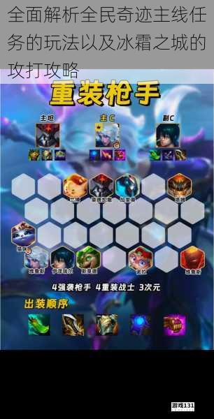 全面解析全民奇迹主线任务的玩法以及冰霜之城的攻打攻略