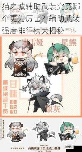 猫之城辅助武装究竟哪个更为厉害?辅助武装强度排行榜大揭秘