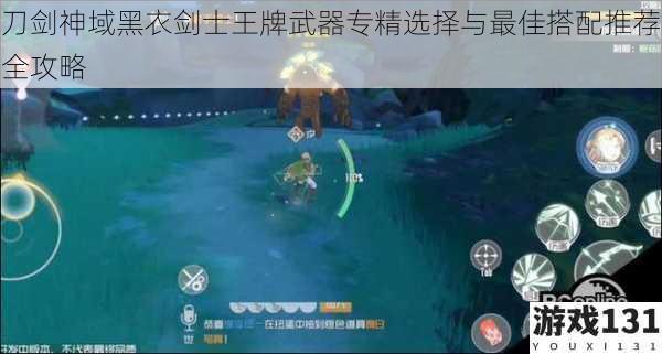 刀剑神域黑衣剑士王牌武器专精选择与最佳搭配推荐全攻略