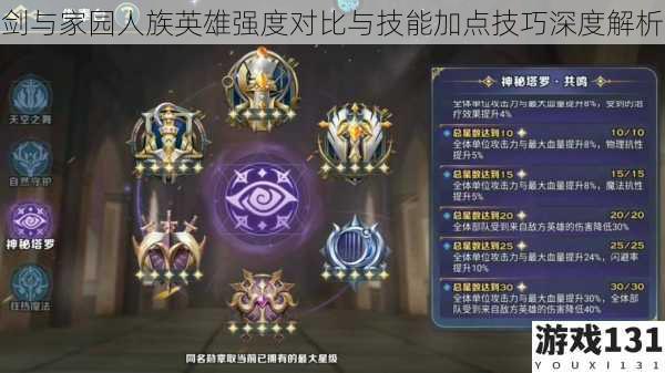 剑与家园人族英雄强度对比与技能加点技巧深度解析