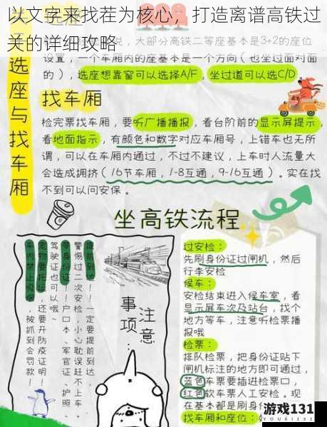 以文字来找茬为核心,打造离谱高铁过关的详细攻略