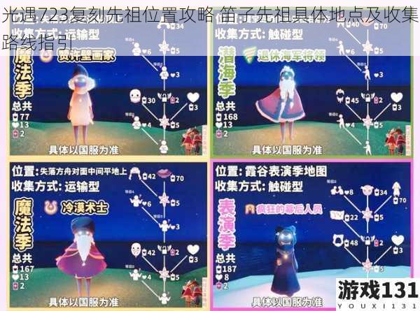 光遇723复刻先祖位置攻略 笛子先祖具体地点及收集路线指引