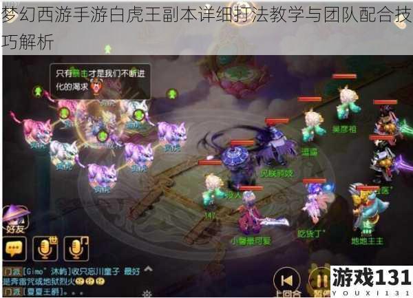 梦幻西游手游白虎王副本详细打法教学与团队配合技巧解析