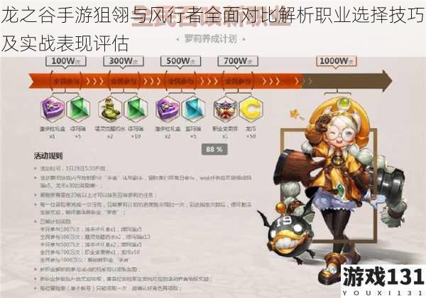 龙之谷手游狙翎与风行者全面对比解析职业选择技巧及实战表现评估