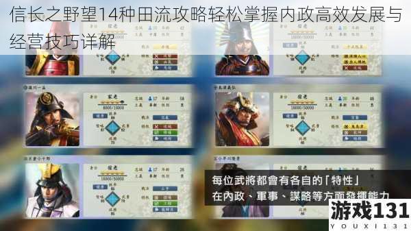 信长之野望14种田流攻略轻松掌握内政高效发展与经营技巧详解