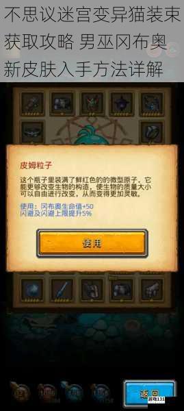不思议迷宫变异猫装束获取攻略 男巫冈布奥新皮肤入手方法详解
