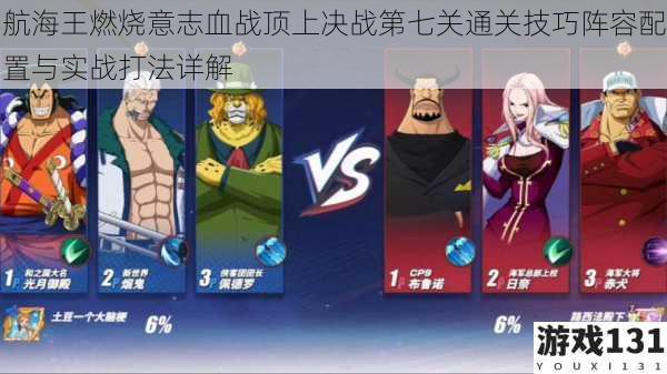 航海王燃烧意志血战顶上决战第七关通关技巧阵容配置与实战打法详解