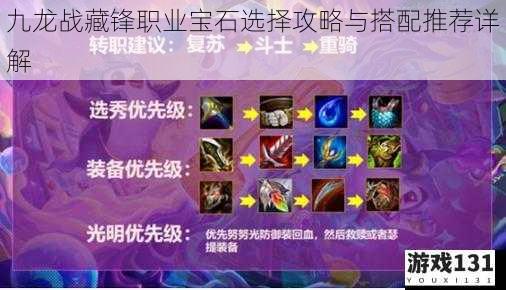 九龙战藏锋职业宝石选择攻略与搭配推荐详解