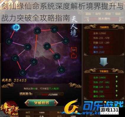 剑仙缘仙命系统深度解析境界提升与战力突破全攻略指南