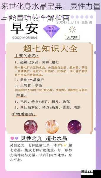 来世化身水晶宝典:灵性力量与能量功效全解指南