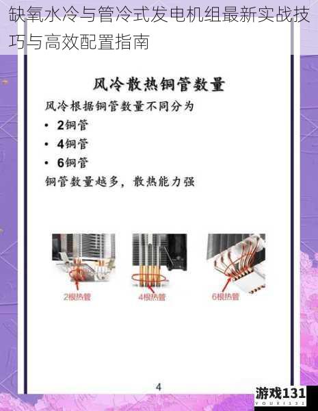 缺氧水冷与管冷式发电机组最新实战技巧与高效配置指南
