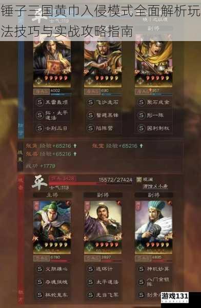 锤子三国黄巾入侵模式全面解析玩法技巧与实战攻略指南