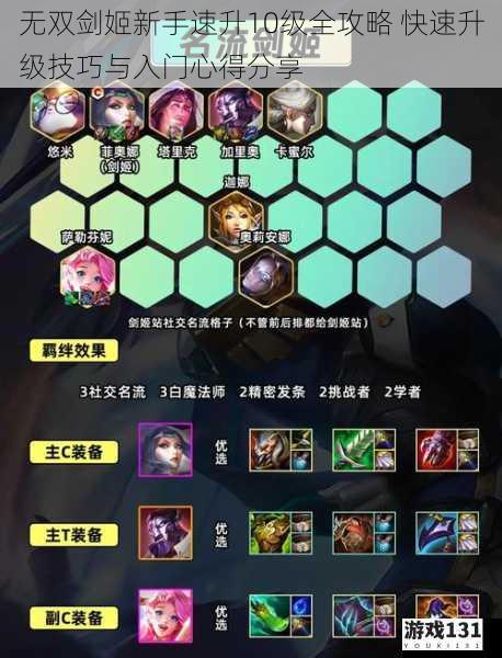 无双剑姬新手速升10级全攻略 快速升级技巧与入门心得分享