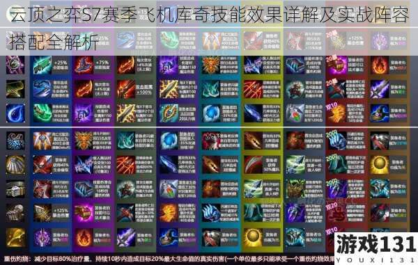 云顶之弈S7赛季飞机库奇技能效果详解及实战阵容搭配全解析