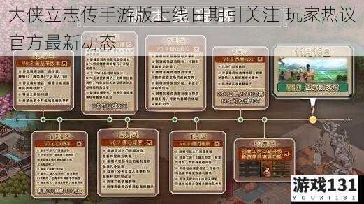 大侠立志传手游版上线日期引关注 玩家热议官方最新动态