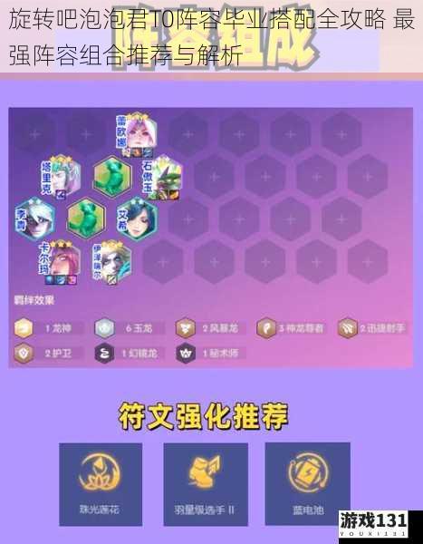 旋转吧泡泡君T0阵容毕业搭配全攻略 最强阵容组合推荐与解析